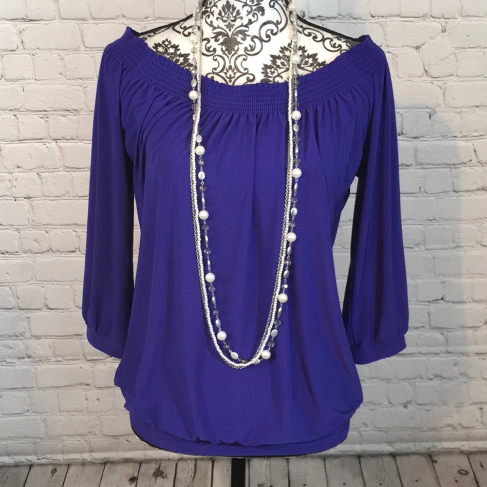 The Limited Blue Blouse